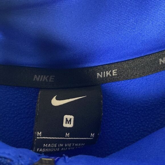 Nike Royal Blue 1/4 Zip Pullover Size Medium - Picture 3 of 12